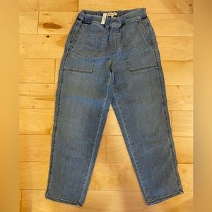 Madewell NWT Pull-On Relaxed Jeans in Lisford Wash (S)